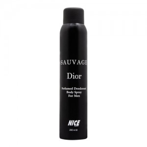 اسپری بدن مردانه نایس مدل Sauvage Dior حجم 200 میل 