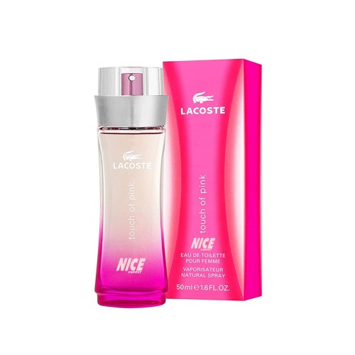 ادکلن زنانه طرح مارک نایس مدل Lacoste Touch of Pink حجم 100 میل 