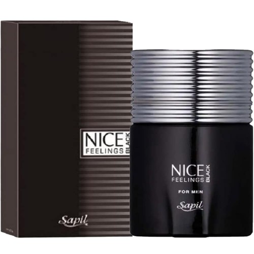 ادکلن مردانه ساپیل مدل Nice Feelings Black حجم 75 میل 