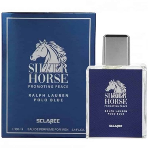 ادکلن مردانه طرح مارک اسکلاره مدل Silver Horse حجم 100 میل  