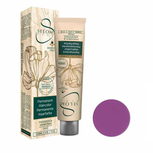 رنگ مو بدون آمونیاک سلوم شماره 22-0 حجم 120 میل رنگ واریاسیون بنفش