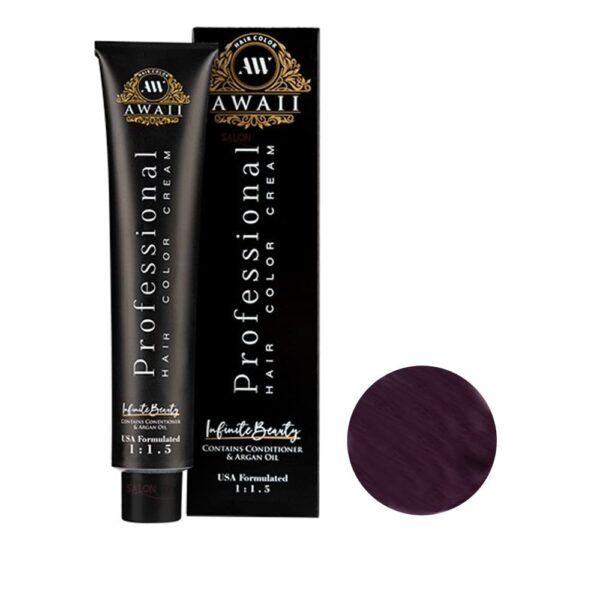 رنگ مو آوایی شماره 77-0 حجم 120 میل رنگ واریاسیون بنفش