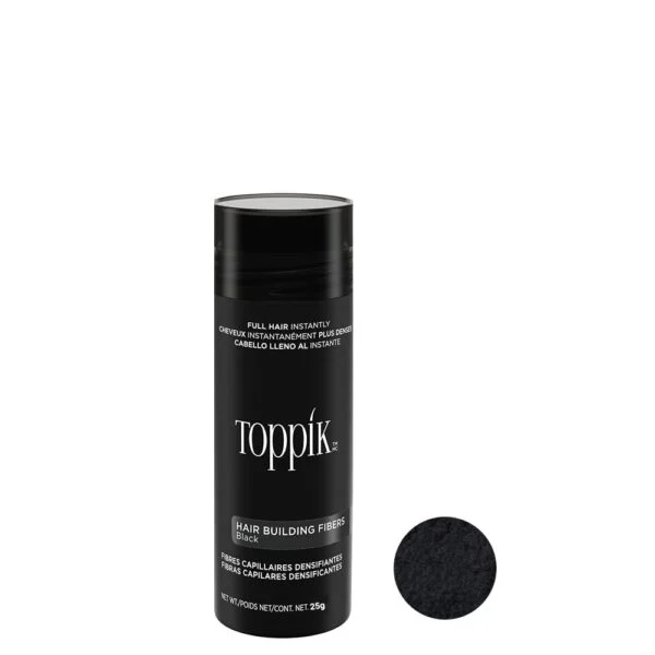 پودر پرپشت کننده مو تاپیک شماره 2 (Black) بسته 25 گرمی