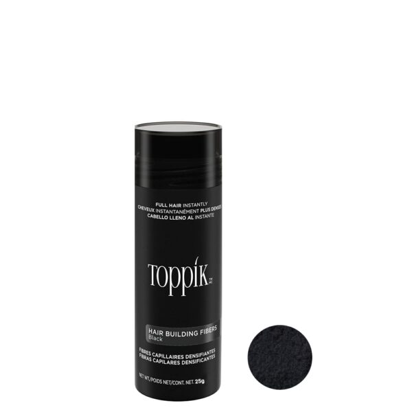 پودر پرپشت کننده مو تاپیک شماره 2 (Black) بسته 25 گرمی