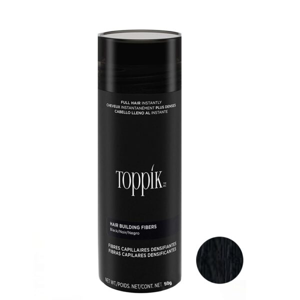 پودر پرپشت کننده مو تاپیک شماره 1 (Noier Black) بسته 50 گرمی