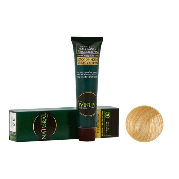 رنگ مو نچرال شماره 0-10 حجم 120 میل رنگ بلوند پلاتینه