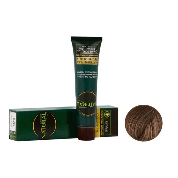 رنگ مو نچرال شماره 1-8 حجم 120 میل رنگ بلوند خاکستری