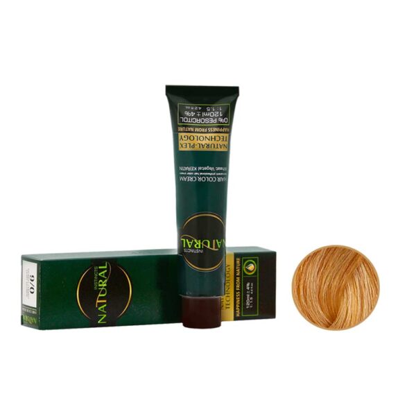 رنگ مو نچرال شماره 3-9 حجم 120 میل رنگ بلوند طلایی روشن
