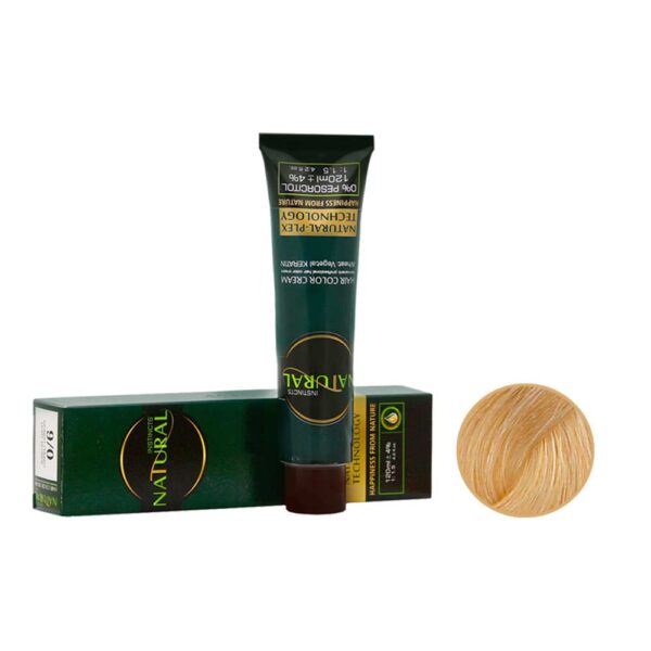 رنگ مو نچرال شماره 3-10 حجم 120 میل رنگ بلوند طلایی پلاتینه