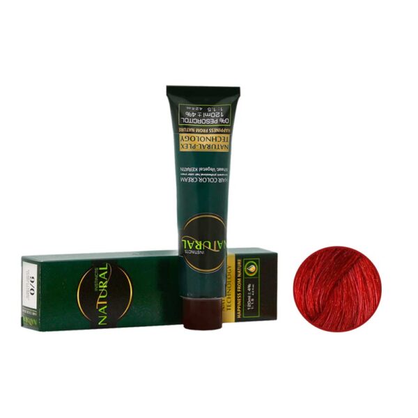 رنگ مو نچرال شماره 6-6 حجم 120 میل رنگ قرمز یاقوتی