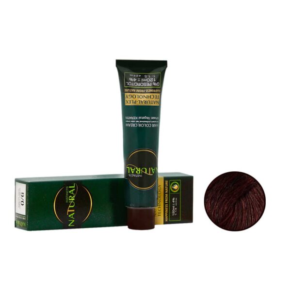 رنگ مو نچرال شماره 20-5 حجم 120 میل رنگ شرابی بادمجانی متوسط