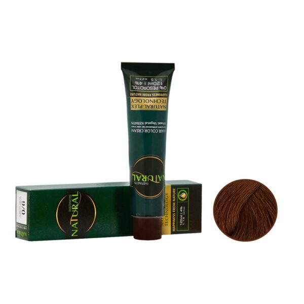رنگ مو نچرال شماره 33-6 حجم 120 میل رنگ بلوند عسلی تیره