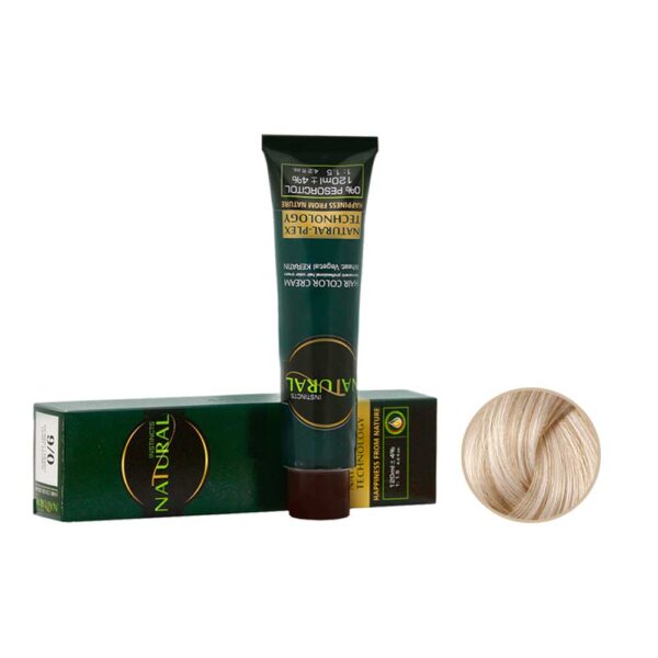 رنگ مو نچرال شماره 902 حجم 120 میل رنگ سوپر پلاتینه دودی