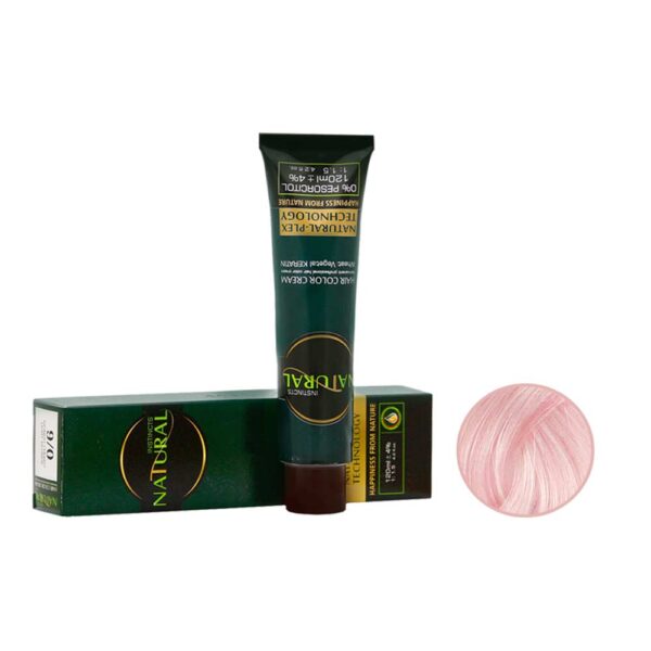 رنگ مو نچرال شماره F36 حجم 120 میل رنگ صورتی کهربایی