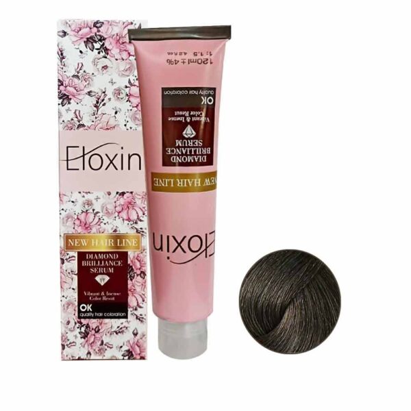 رنگ مو الوکسین سری زیتونی شماره 8-6 حجم 120 میل رنگ بلوند زیتونی تیره