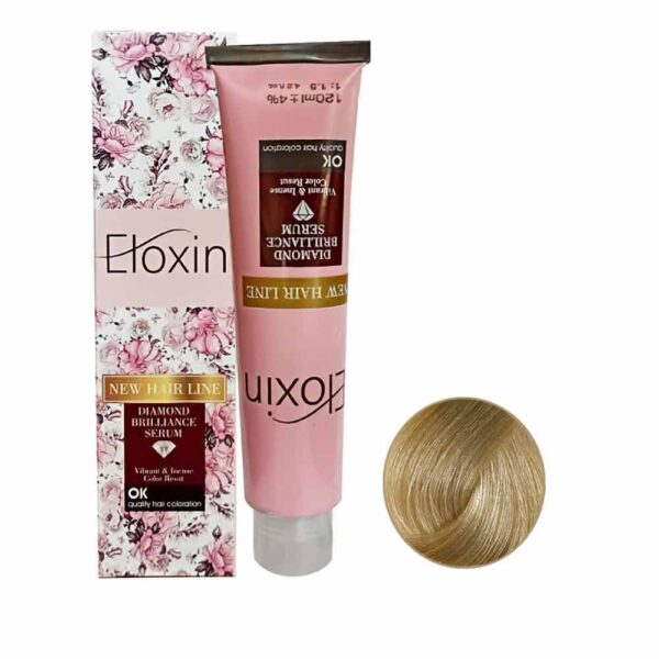 رنگ مو الوکسین سری زیتونی شماره 8-9 حجم 120 میل رنگ بلوند زیتونی روشن