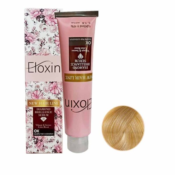 رنگ مو الوکسین سری طلایی شماره 3-9 حجم 120 میل رنگ بلوند طلایی روشن