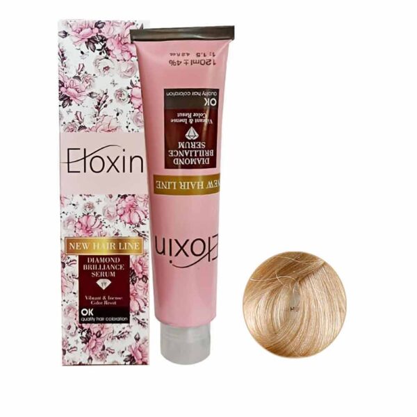 رنگ مو الوکسین سری نسکافه ای شماره 77-9 حجم 120 میل رنگ بلوند نسکافه ای روشن