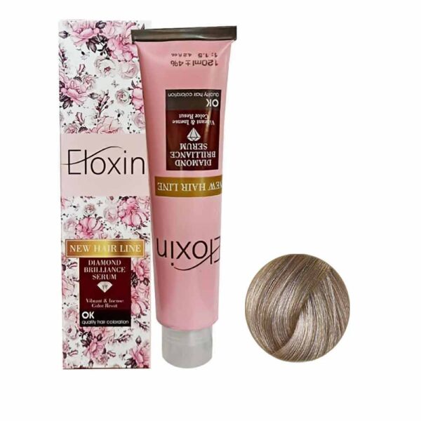رنگ مو الوکسین سری شامپاینی شماره 34-8 حجم 120 میل رنگ بلوند شامپاینی