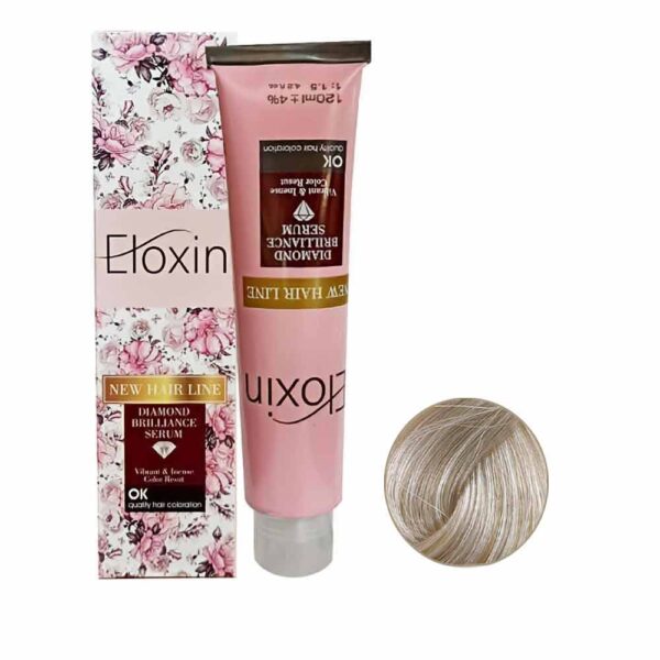 رنگ مو الوکسین سری شامپاینی شماره 34-9 حجم 120 میل رنگ بلوند شامپاینی روشن