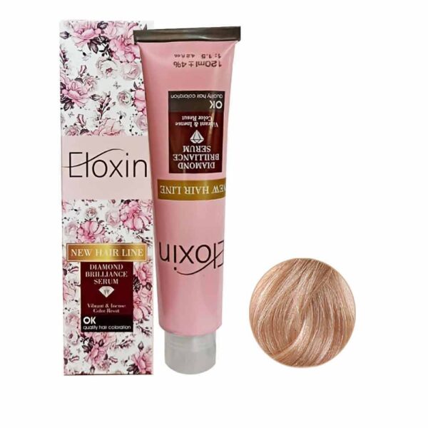 رنگ مو الوکسین سری گرم شماره 8CM حجم 120 میل رنگ شیر شکلات