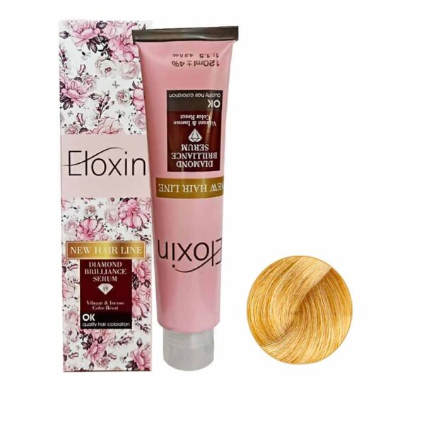 رنگ مو الوکسین سری عسلی شماره 33-9 حجم 120 میل رنگ بلوند عسلی روشن