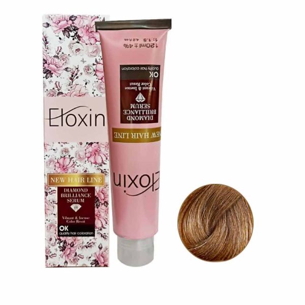 رنگ مو الوکسین سری شنی شماره 71-7 حجم 120 میل رنگ بلوند شنی متوسط