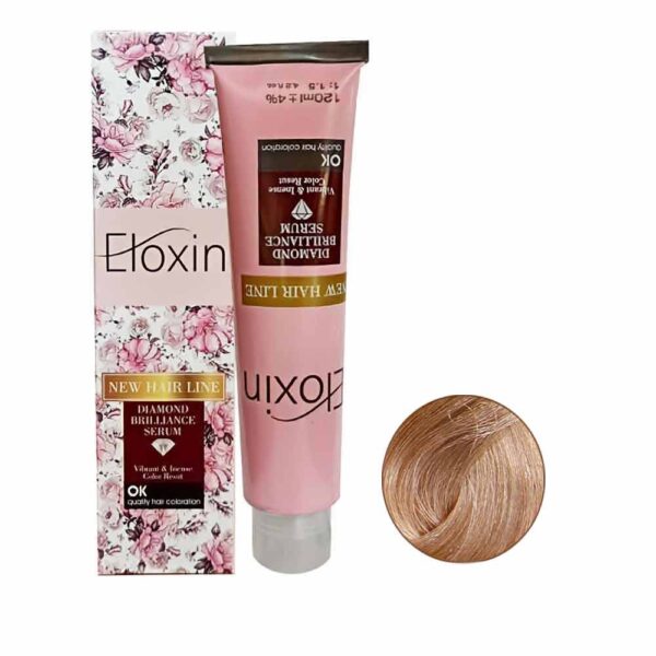 رنگ مو الوکسین سری کاراملی شماره 35-8 حجم 120 میل رنگ بلوند کاراملی