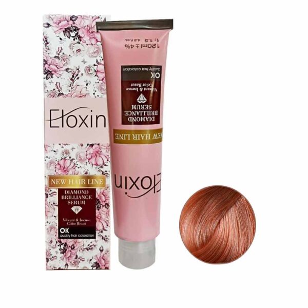 رنگ مو الوکسین سری پاستیلی شماره 9HC حجم 120 میل رنگ مسی عسلی