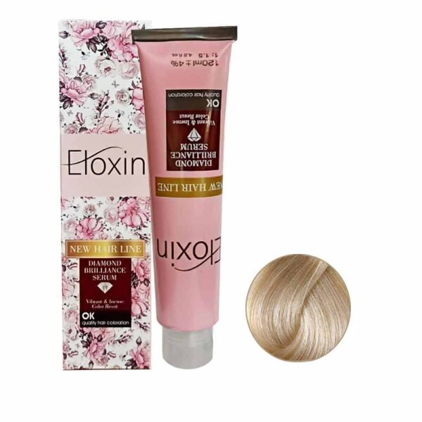 رنگ مو الوکسین سری پاستیلی شماره 10DB حجم 120 میل رنگ بژ عروسکی