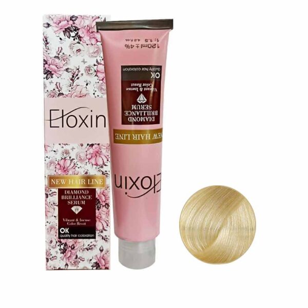 رنگ مو الوکسین سری هایلایت شماره 8-11 حجم 120 میل رنگ بلوند پلاتینه زیتونی روشن