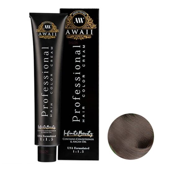 رنگ مو آوایی شماره 1-6 حجم 120 میل رنگ بلوند دودی تیره