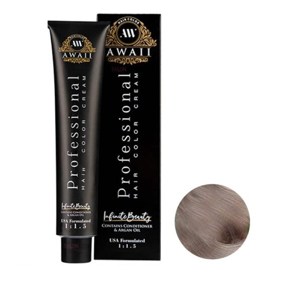 رنگ مو آوایی شماره 1-9 حجم 120 میل رنگ بلوند دودی خیلی روشن