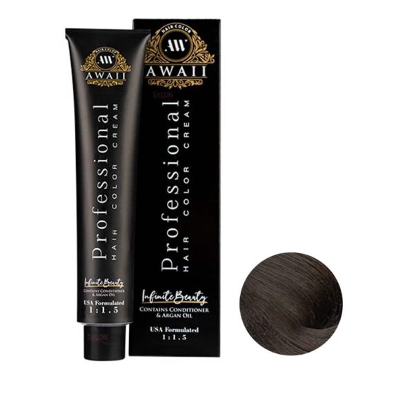 رنگ مو آوایی شماره 2-6 حجم 120 میل رنگ بلوند زیتونی تیره