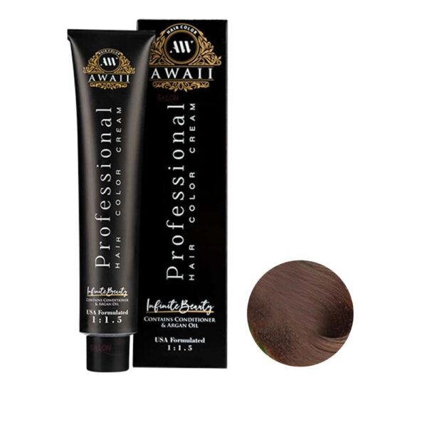 رنگ مو آوایی شماره 364-6 حجم 120 میل رنگ بلوند دارچینی تیره