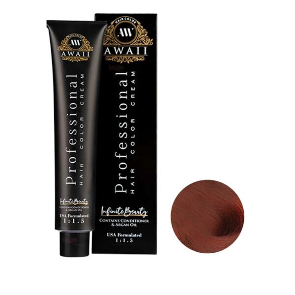 رنگ مو آوایی شماره 4-6 حجم 120 میل رنگ بلوند مسی تیره