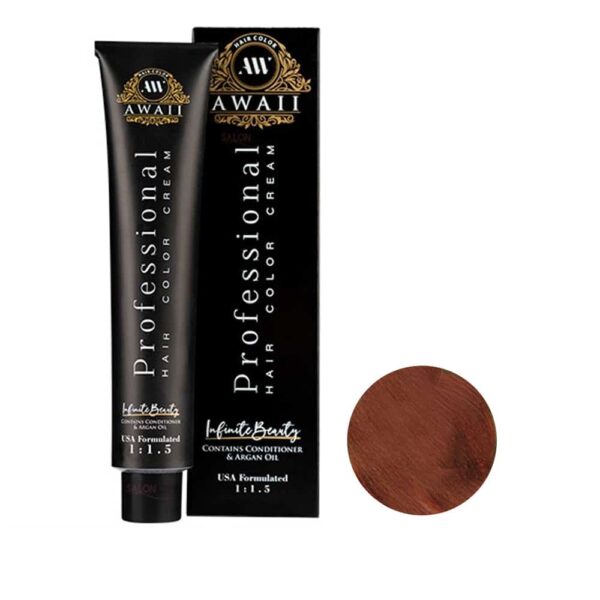 رنگ مو آوایی شماره 60-6 حجم 120 میل رنگ بلوند برنز تیره