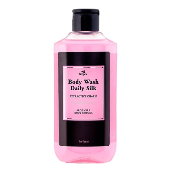 شامپو بدن روزانه سوپکس حاوی آلوئه ورا صورتی حجم 350 ميل