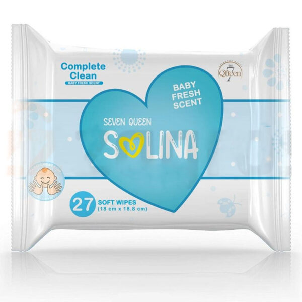 دستمال مرطوب کودک سون کوئین مدل Baby Fresh بسته 27 عددی