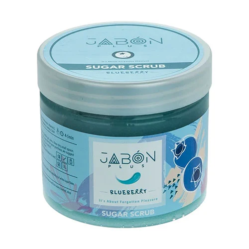Blueberry اسکراب شکری پوست ژبن پلاس مدل Blueberry وزن 450 گرم - Image 1