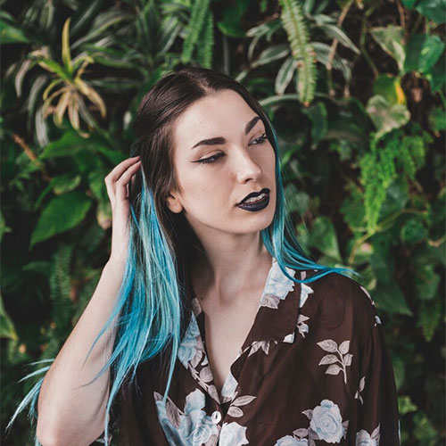 رنگ مو فانتزی دخترانه