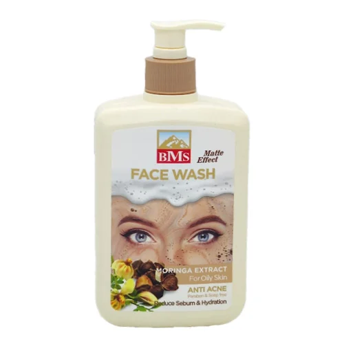 MoringaBMSwashinggel ژل شستشوی پوست چرب مورینگا بی ام اس حجم 500 میل - Image 1