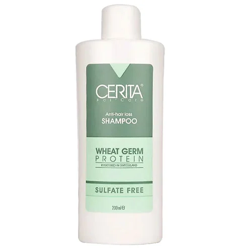 SeritaSulfateFreeShampoo شامپو جوانه گندم فری سولفات سریتا حجم 200 میل - Image 1