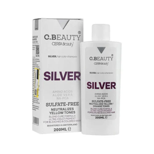 Seritacoloringshampoo شامپو رنگساژ سیلور 200 میل سریتا بیوتی - Image 1