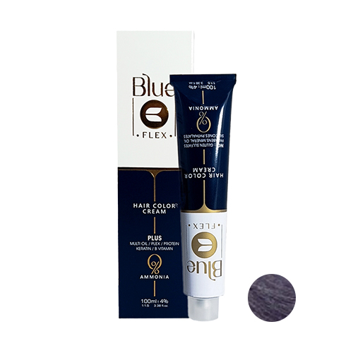 رنگ مو فاقد آمونیاک بلو شماره V7 حجم 100میل رنگ نایت ویولت