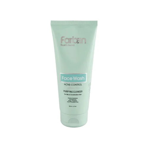 Facewashgel1 ژل شستشوی تیوپی فاربن عصاره چای سبز - Image 1