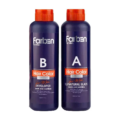 colorshampoo1-0 شامپو فاربن رنگ مشکی طبیعی 0-1 - Image 1