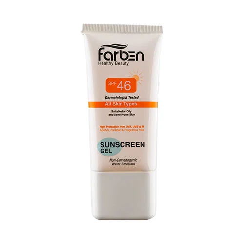 spf46 ژل ضد آفتاب فاربن spf46 - Image 1
