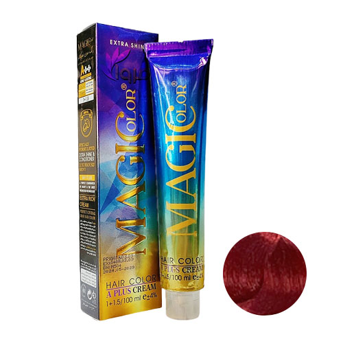 رنگ موی 55-0 مجیکالر حجم 100 میل رنگ واریاسیون قرمز