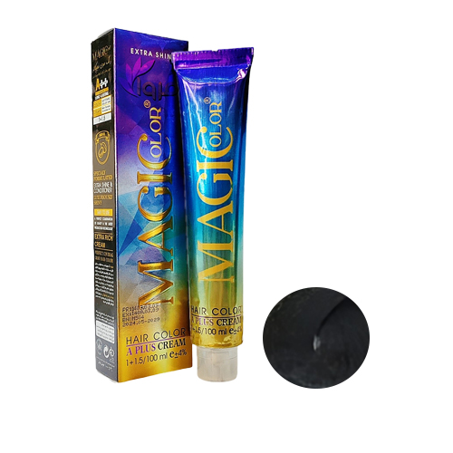 رنگ موی 0-1 مجیکالر حجم 100 میل رنگ مشکی